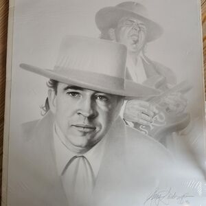 Gary Saderup Stevie Ray Vaughan Off-Set Lithograph
